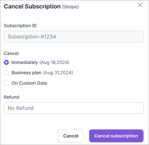 Stripe Integration