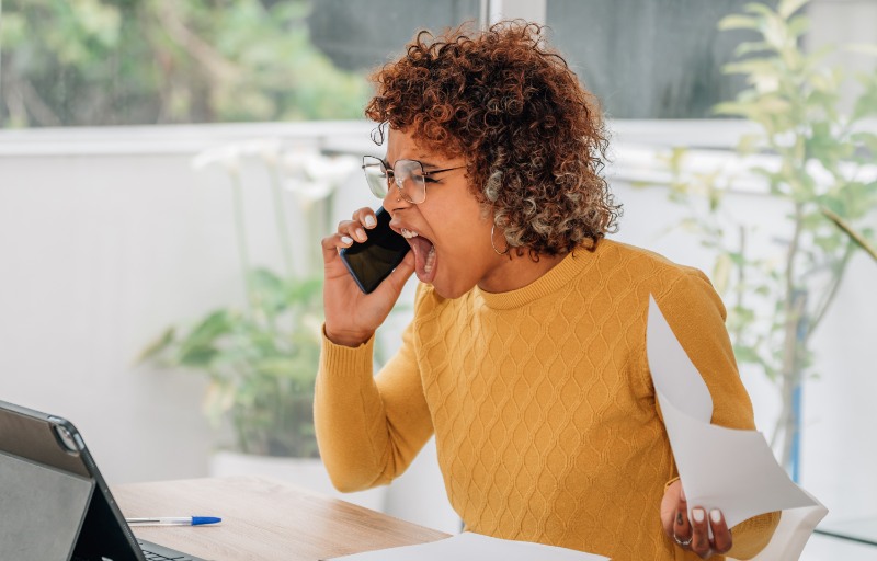 Customer service statistics on angry customer