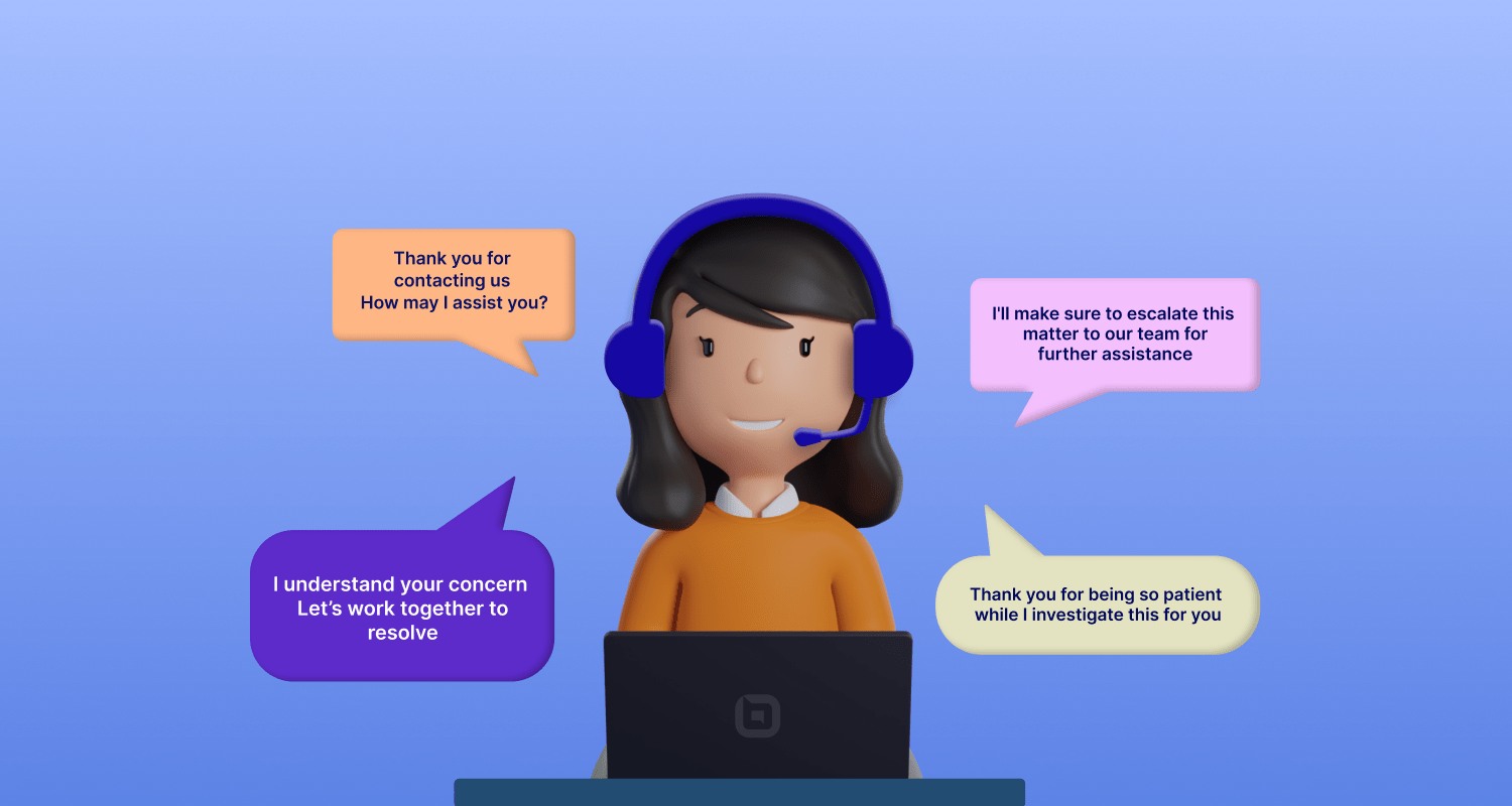 customer service phrases