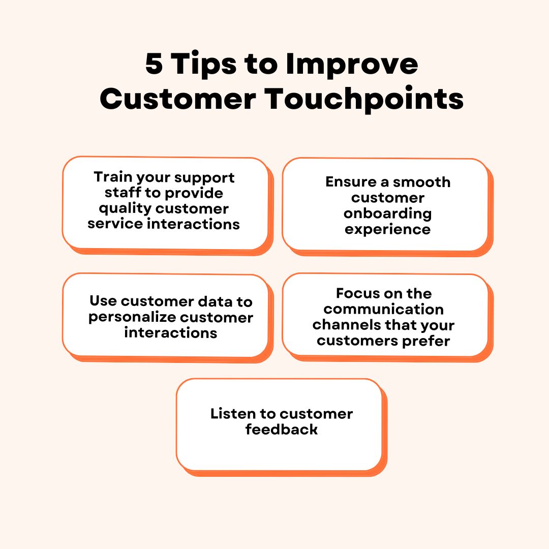 5 Tips to Improve Customer Touchpoints