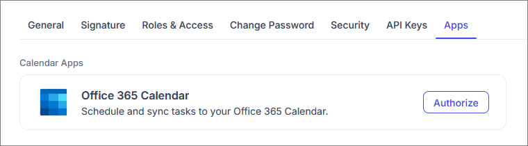 Office 365 Calendar Integration