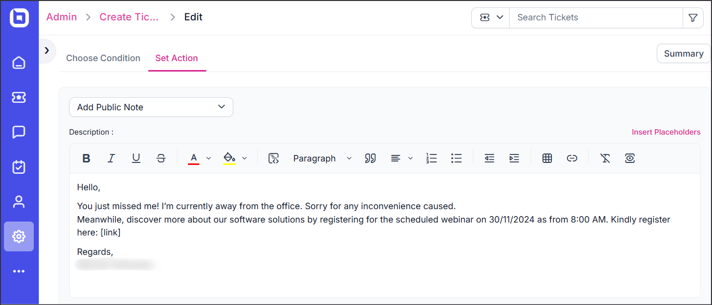Automation: Out-of-office